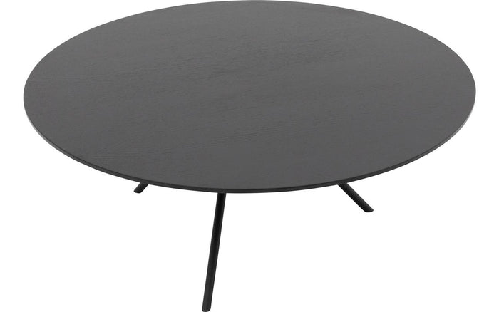 Goossens Salontafel Bo in Eiken soft touch lak zwart ral 9005