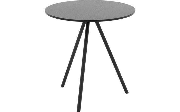 Goossens Salontafel Bo in Eiken soft touch lak zwart ral 9005