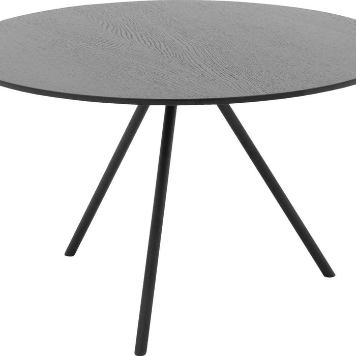 Goossens Salontafel Bo in Eiken soft touch lak zwart ral 9005