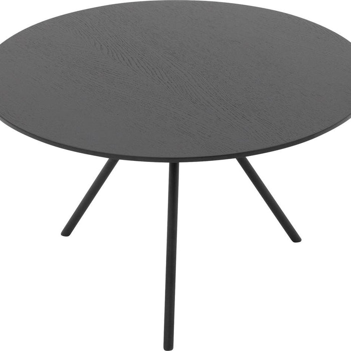 Goossens Salontafel Bo in Eiken soft touch lak zwart ral 9005