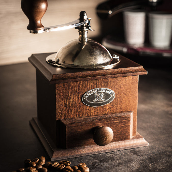 Peugeot Nostalgie koffiemolen 15 cm - beuken - instelbare maalgraad