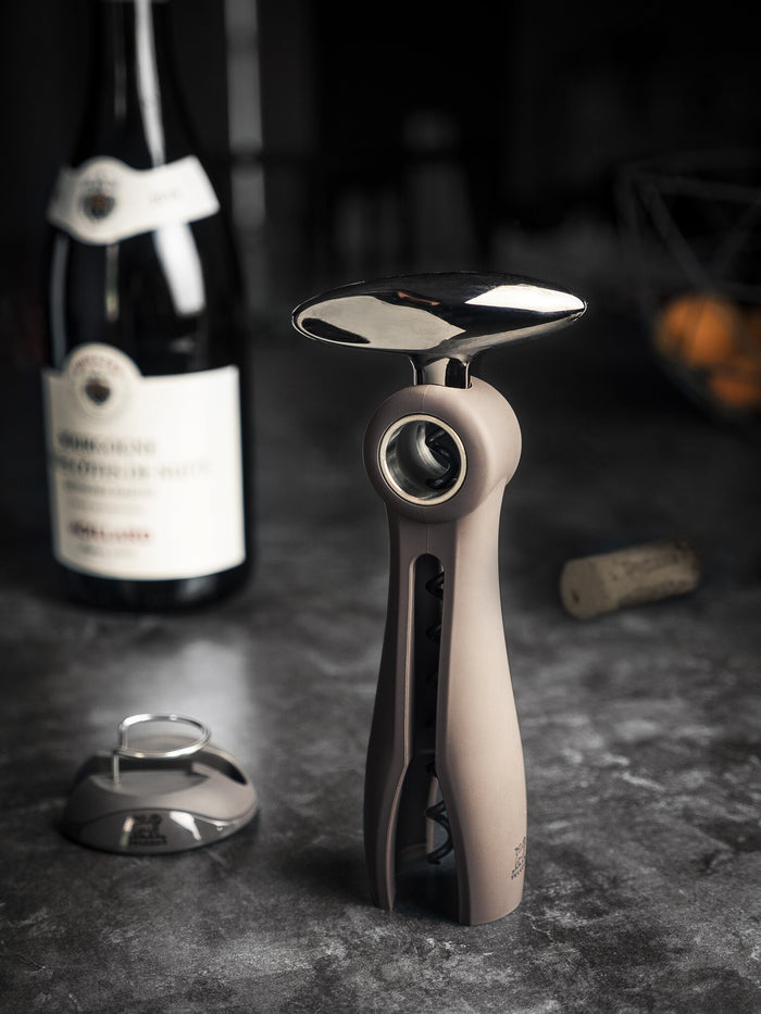 Peugeot Salma kurkentrekker met wormschroef en dopsnijder - grijs