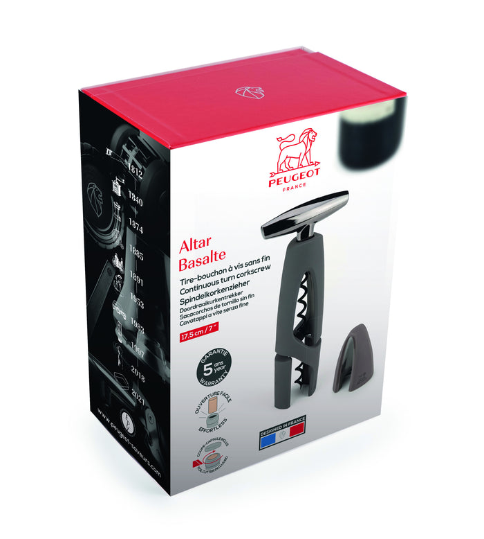 Peugeot Altar kurkentrekker met wormschroef en dopsnijder - bruin