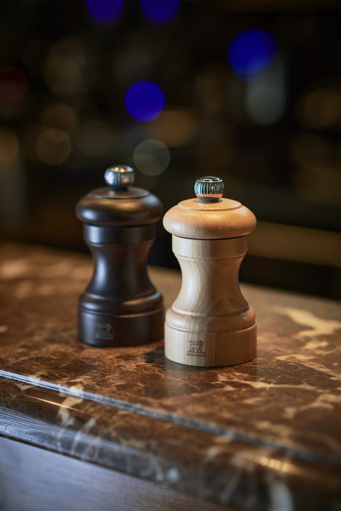 Peugeot Bistro peper- en zoutmolen 10 cm - chocolade-naturel