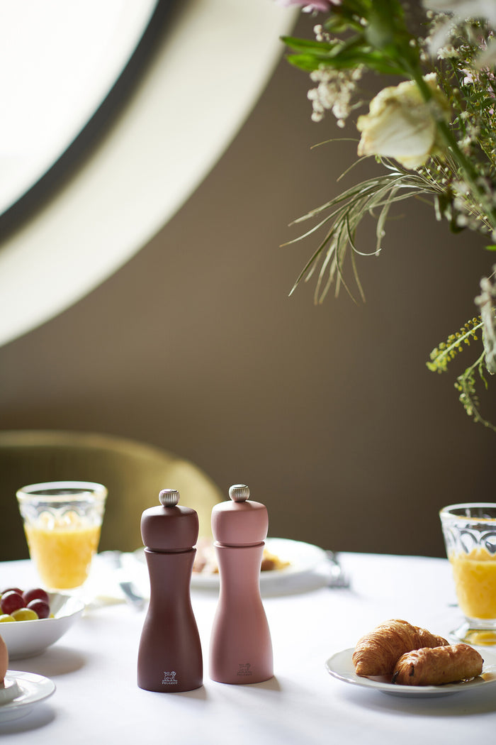 Peugeot Tahiti peper- en zoutmolen 15 cm - cacao & noten - duo