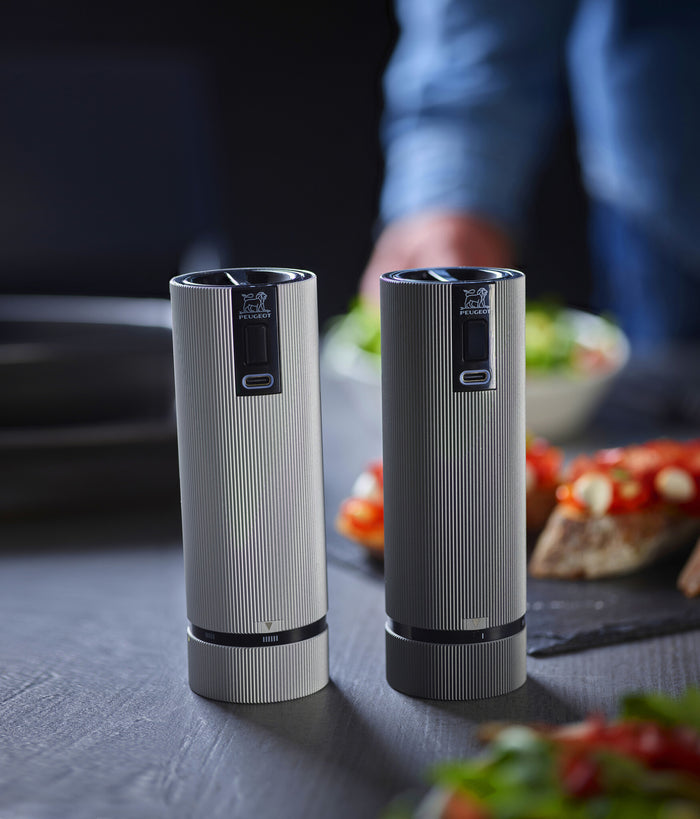 Peugeot Line peper- en zoutmolen 15 cm - aluminium - u'Select