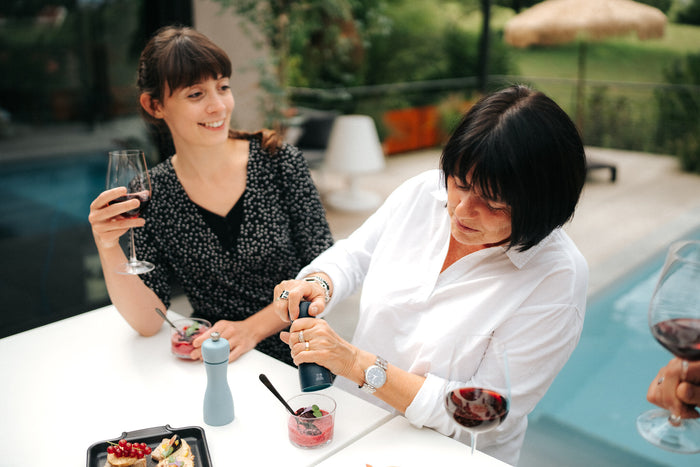 Peugeot Tahiti peper- en zoutmolen 15 cm - nacht & azuur - duo