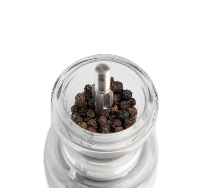 Peugeot Bistro pepermolen 10 cm - transparant - acryl