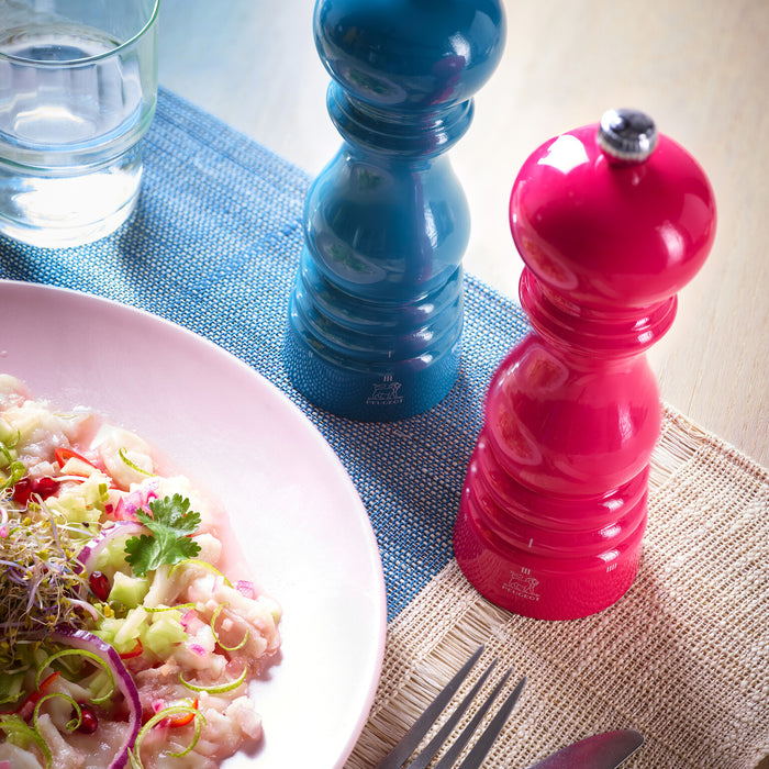 Peugeot ParisRama zoutmolen 18 cm - oceaanblauw - hout - u-select