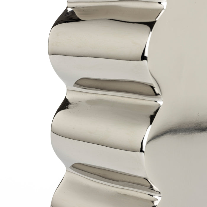 Zuiver Curves Vaas S - Shiny Silver