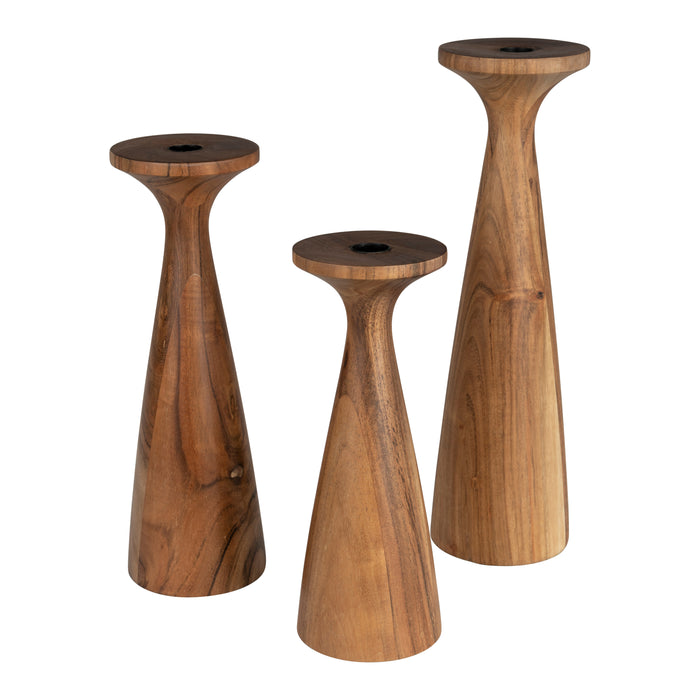 Zuiver Flames Kandelaar L - Bruin