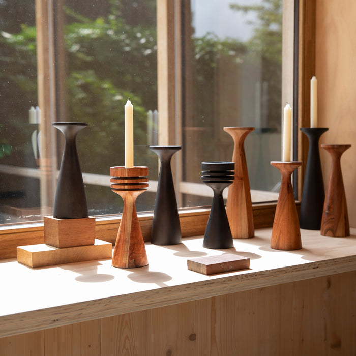 Zuiver Flames Kandelaar M - Bruin