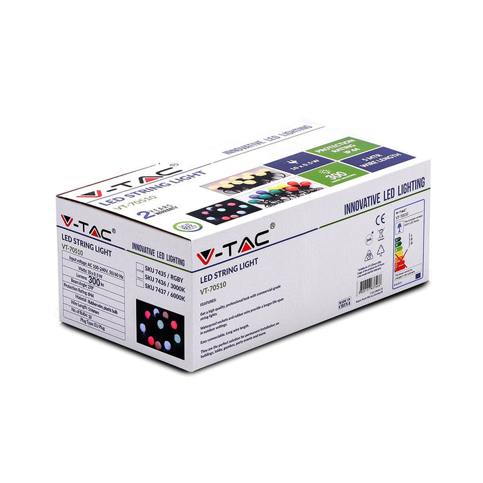 V-TAC VT-70510 LED Lampen voor String Lights - DC:24V - IP44 -