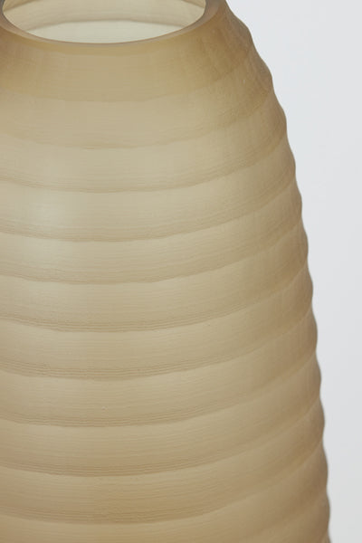 Light&living Vaas Ø16x38 cm SOMERO glas mat donker bruin