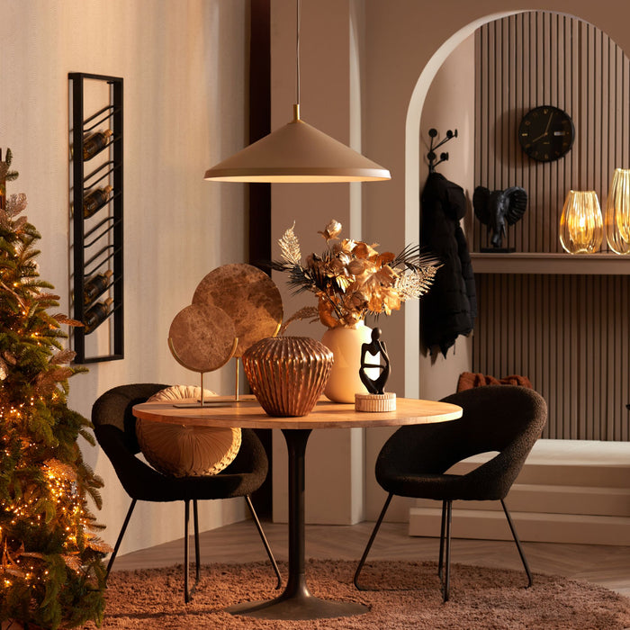 Luqaza Vaas Jula - Beige - 21.5x21.5x31cm