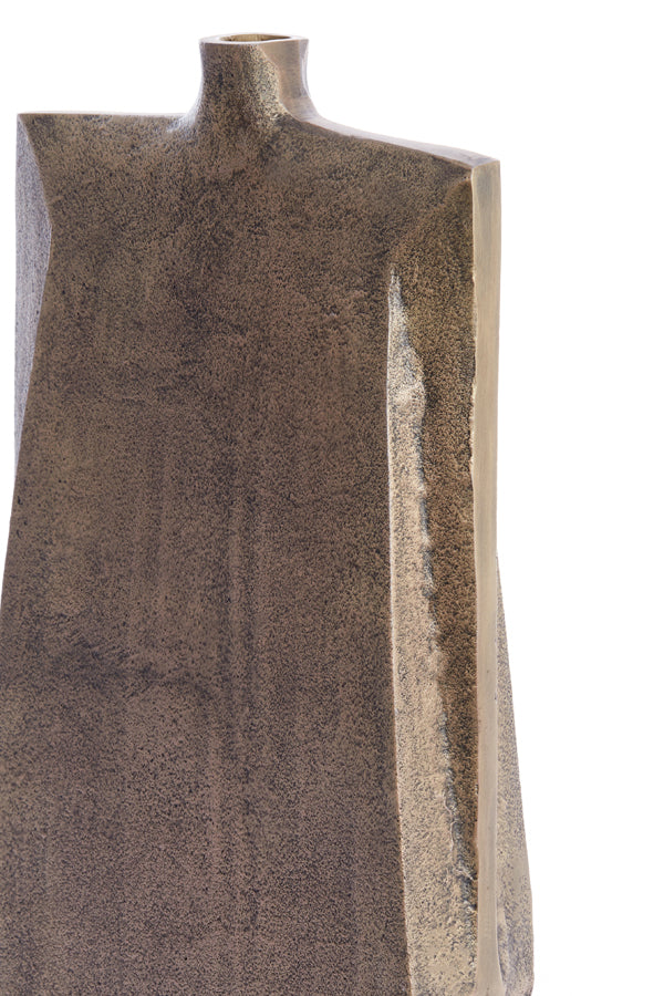 Light & Living Light&living Vaas deco 21x7,5x41 cm MAKAHA antiek brons