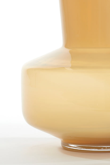 Light&living Vaas Ø23,5x29,5 cm TRASMOS glas licht geel luster