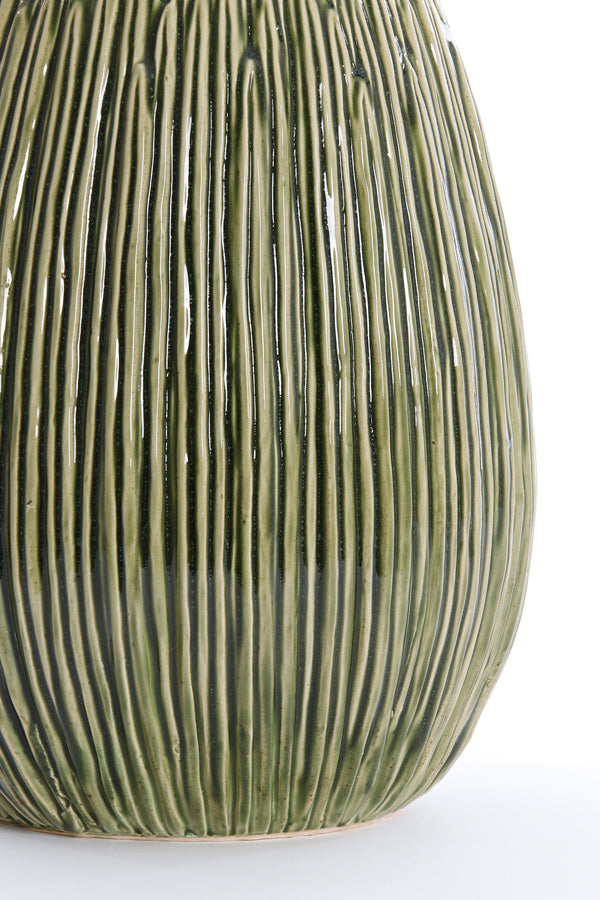 Light&living Vaas deco Ø28,5x36 cm KOPRA keramiek donker groen