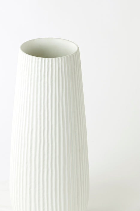 Light&living Vaas Ø17x40 cm ELISO keramiek mat wit