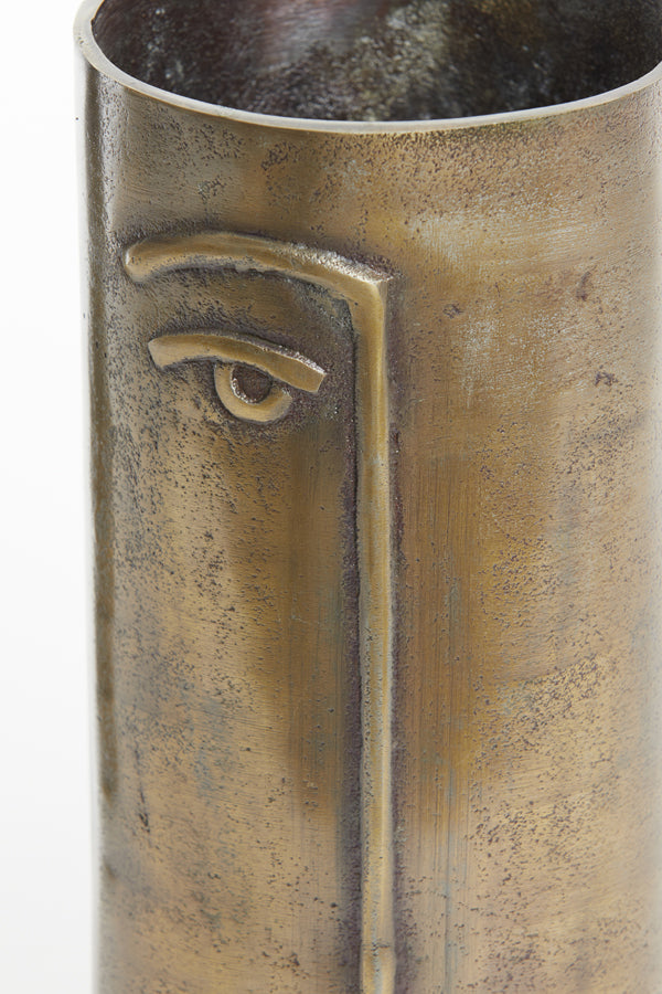 Light & Living Light&living Vaas deco Ø15x35 cm CAPADE antiek brons