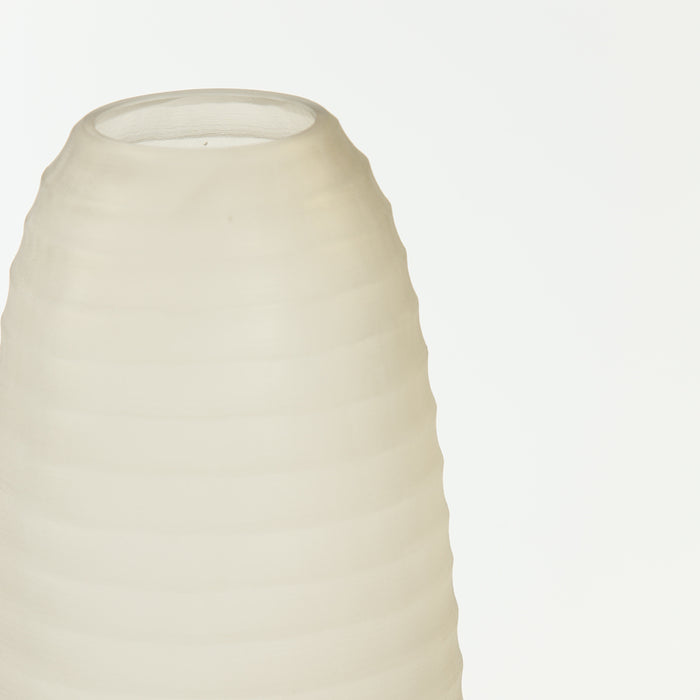 Light & Living Light&living Vaas Ø16x38 cm SOMERO glas mat licht bruin