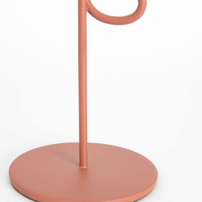 Sissy-Boy Donkerroze kandelaar met hart