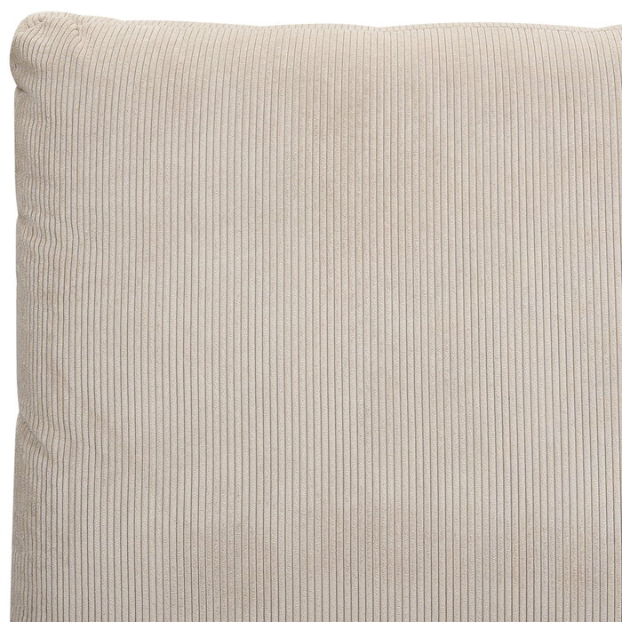 Beliani - MELLE - Tweepersoonsbed - Taupe - 140 x 200 cm - Corduroy