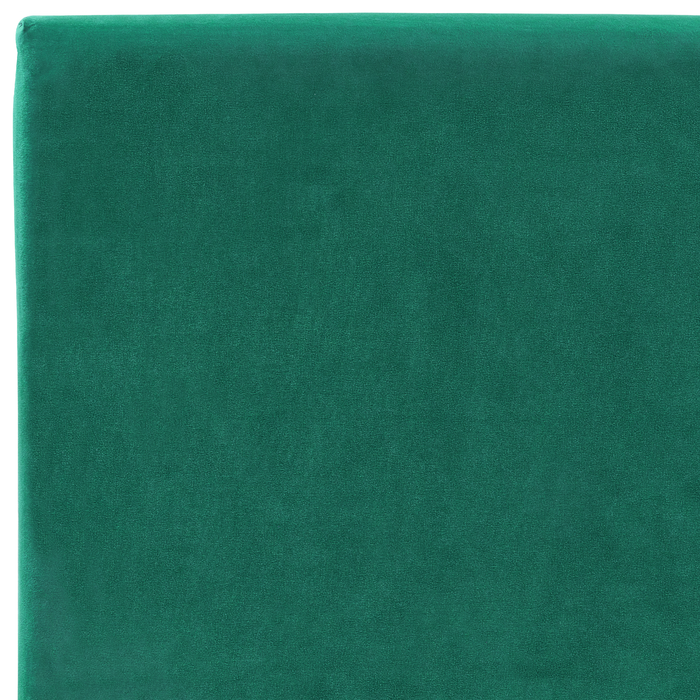 Beliani-FITOU -Tweepersoonsbed-Donkergroen-140 x 200 cm-Fluweel