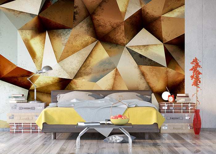 Sanders & Sanders fotobehang 3D-motief beige en bruin - 360 x 270 cm -