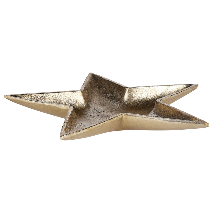 Beliani - BANTEN - Decoratieve schaal - Goud - Aluminium