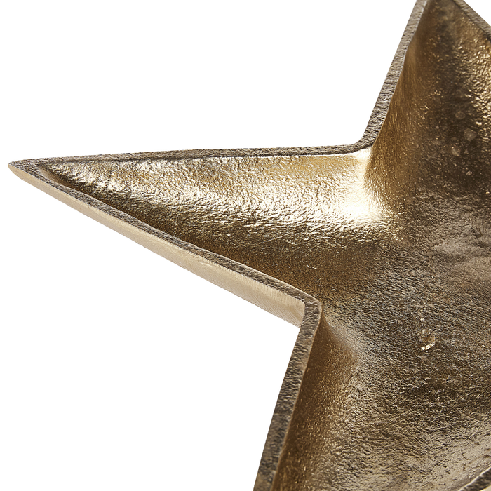 Beliani - BANTEN - Decoratieve schaal - Goud - Aluminium