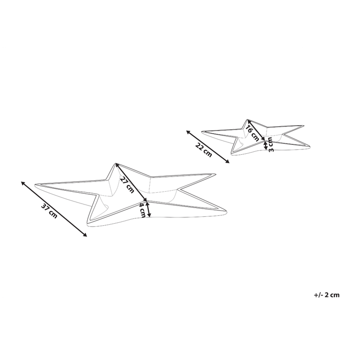 Beliani - BANTEN - Decoratieve schaal - Goud - Aluminium