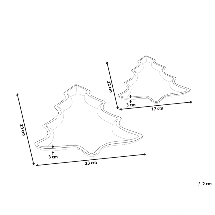 Beliani - DURIAN - Decoratieve schaal - Goud - Aluminium