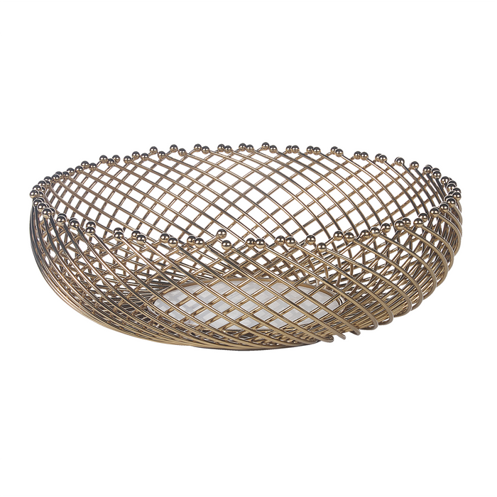 Beliani - BALIUNG - Decoratieve schalen set van 2 - Goud - IJzer