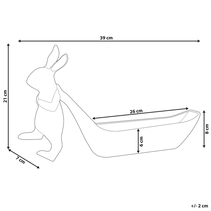 Beliani - PROGO - Decoratieve schaal - Goud - Aluminium