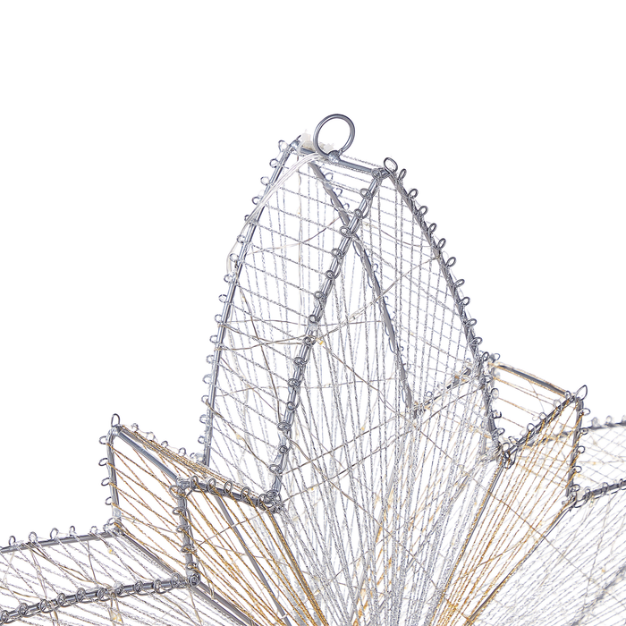 Beliani - HOFSOS - Kerstdecoratie - Zilver - IJzer