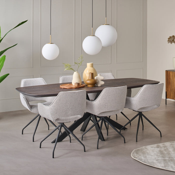 Light & Living - Hanglamp MEDINA - Ø30x30cm - Wit