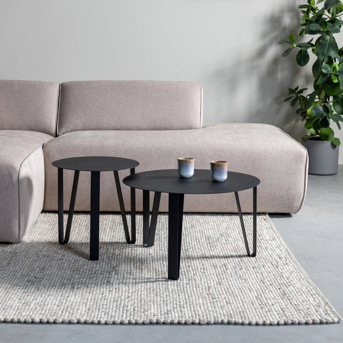 by fonQ Clip Bijzettafel Ø 40 cm - Zwart