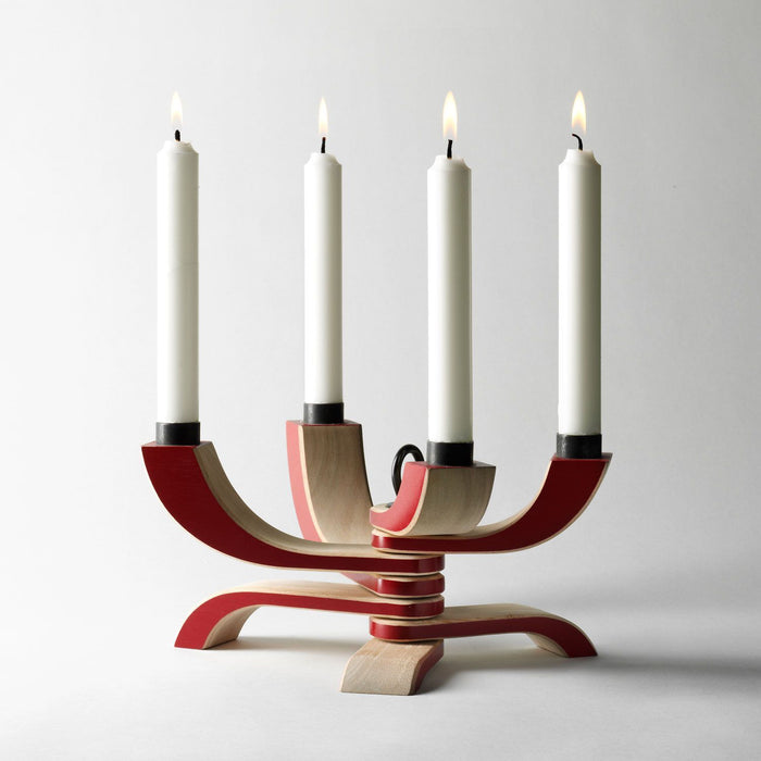 Design House Stockholm Nordic Light 4 kandelaar naturel eiken