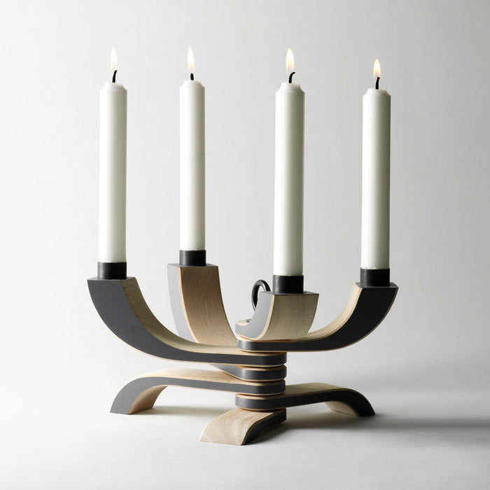 Design House Stockholm Nordic Light 4 kandelaar naturel eiken