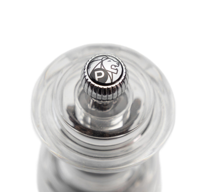 Peugeot Bistro zoutmolen 10 cm - transparant - acryl