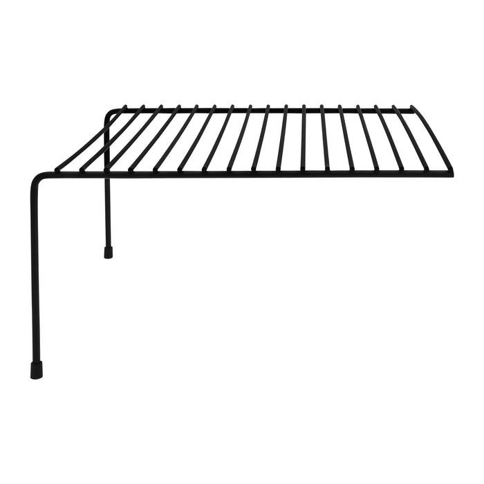 QUVIO Uitschuifbaar keukenkast organizer - Metaal - Zwart