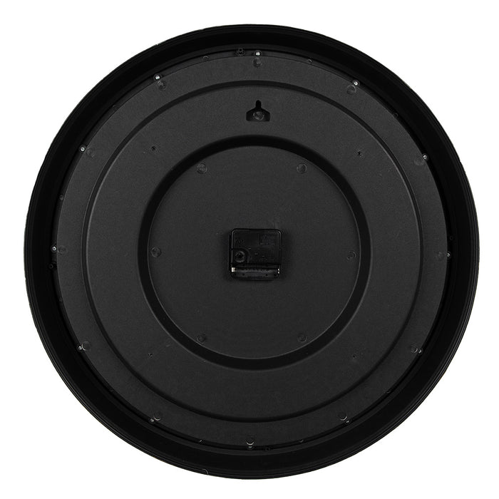 Clayre & Eef Wandklok Ø 50x5 cm Bruin Beige Kunststof Wereldkaart