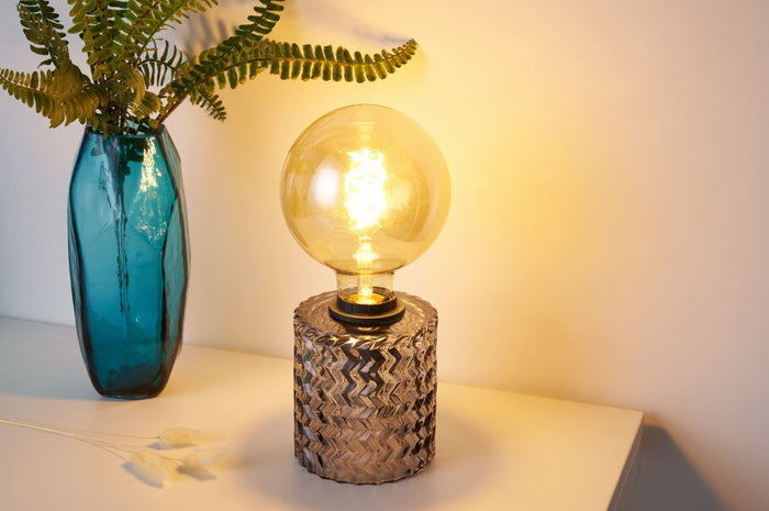 Pauleen Tafellamp Crystal Smoke - E27-20W