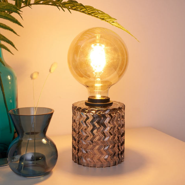 Pauleen Tafellamp Crystal Smoke - E27-20W