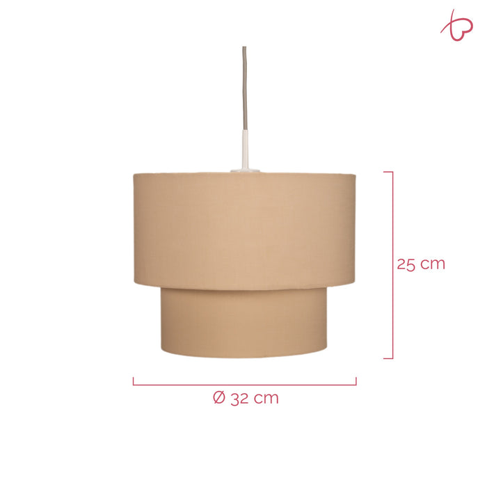 Pauleen Soft Shine Hanglamp - 129cm - 20W - Beige