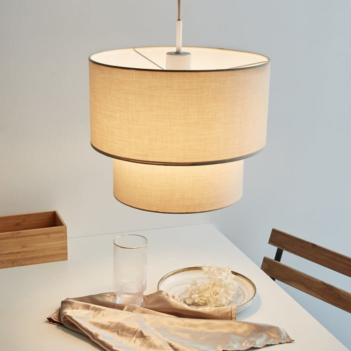 Pauleen Soft Shine Hanglamp - 129cm - 20W - Beige