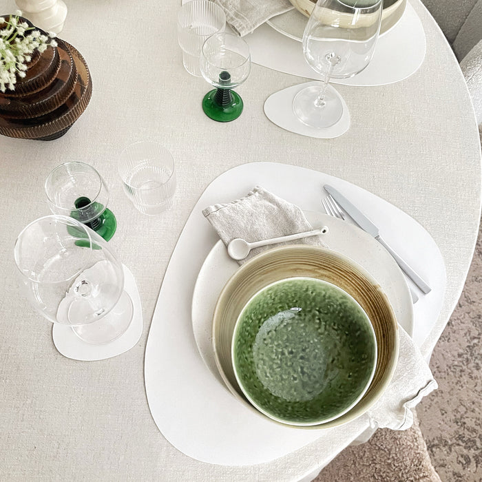 Krumble Placemat set design - 6 stuks - Wit