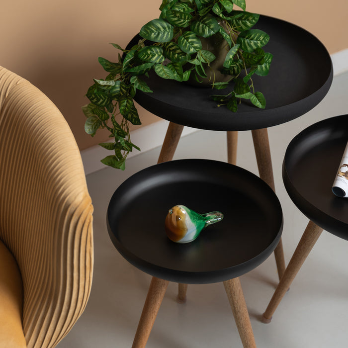 Leitmotiv - Table Set Tripod w. Mango Wood Legs