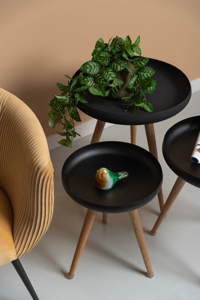 Leitmotiv - Table Set Tripod w. Mango Wood Legs